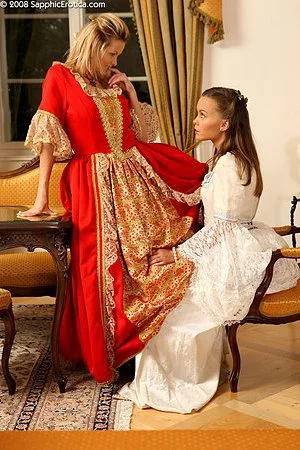 Turned on court ladies Zoe McDonald and Mia Ross please each other in bedroom