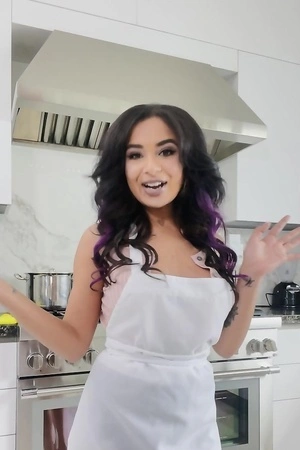 Babi Star takes big black cock deep in her tight pussy