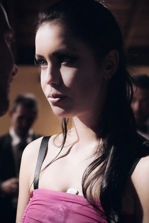 Alina Lopez gets facial cum cleansing after servicing fierce cock