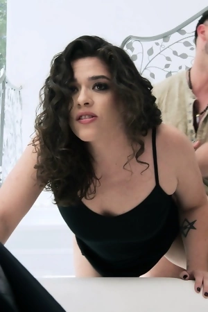 Victoria Voxxx pleasures her bearded lover in all possible ways