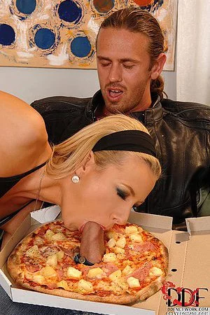 Blonde honey Angelina Love has nice breasts and juicy soft lips for sucking.