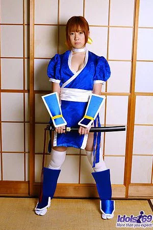 Horny oriental bimbo Akane Idols does not mind losing off her uniform and posing in lingerie