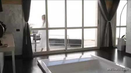 Mind blowing softcore closeups of the charming girl Little Capriceâ€™s shaved pussy