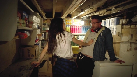 Magena Yama has sex in the back of the store