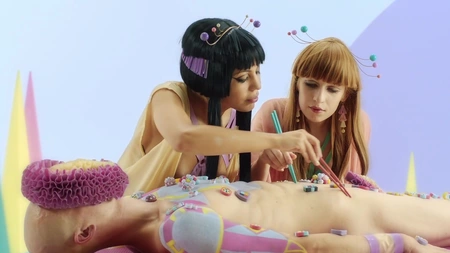 Lina Bembe & Тat Portnoy interracial threesome on a table