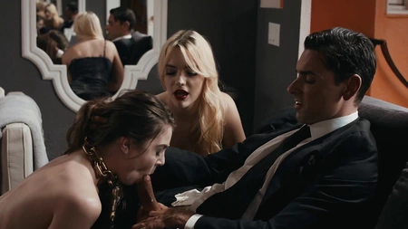 Kenna James and Megan Marx getting their tight pussies drilled