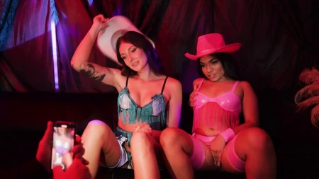 Charlotte Sins and Summer Col getting fucked balls deep