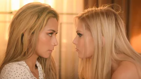 Veronica Leal and Candee Licious licking each other with great pleasure