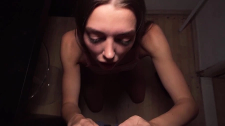 Mary Popiense sucks thick throbbing cock and gets screwed in POV