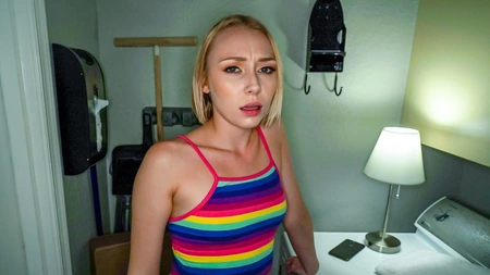 Athena May sucks and rides boyfriend's cock until it explodes