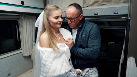 Skinny tart Fibi Euro gets fucked balls deep