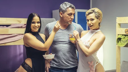 Subil Arch and Jennifer Mendez get eaten out and fucked in turn