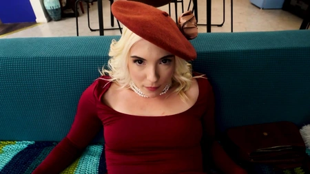 Amber Maddie blows and rides her stepbrother while their stepmom watches